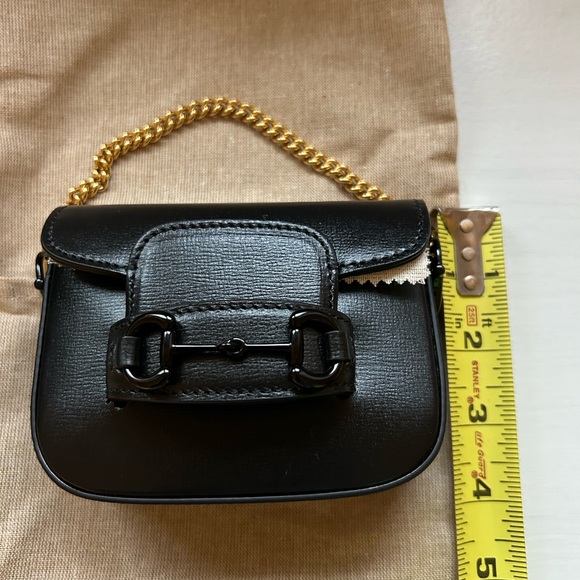 Gucci Azalea Calfsk Web Monochrome Horsebit 1955 wallet - Picture 11 of 13